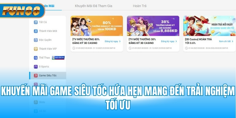 Khuyến Mãi Game Siêu Tốc - Sự Kiện Hấp Dẫn, Giá Trị Cao 2025 Khuyến mãi game siêu tốc hứa hẹn mang đến trải nghiệm tối ưu